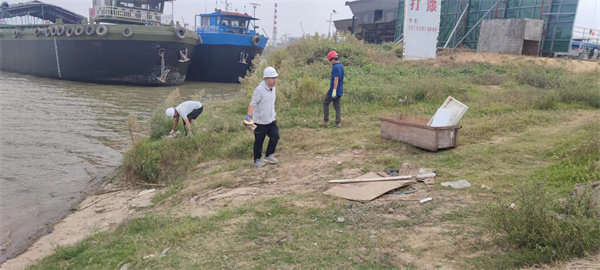 周口申华船舶制造有限公司护河行动